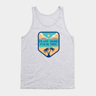 Plant More Palm Tree Retro Vintage Tank Top